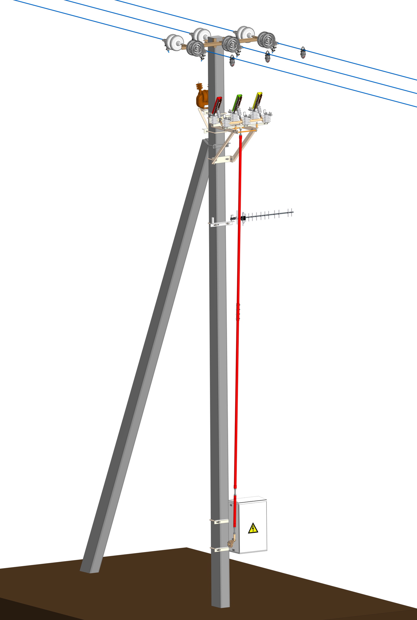 Дистанционно-управляемый разъединитель РМНСА с ИКЗ