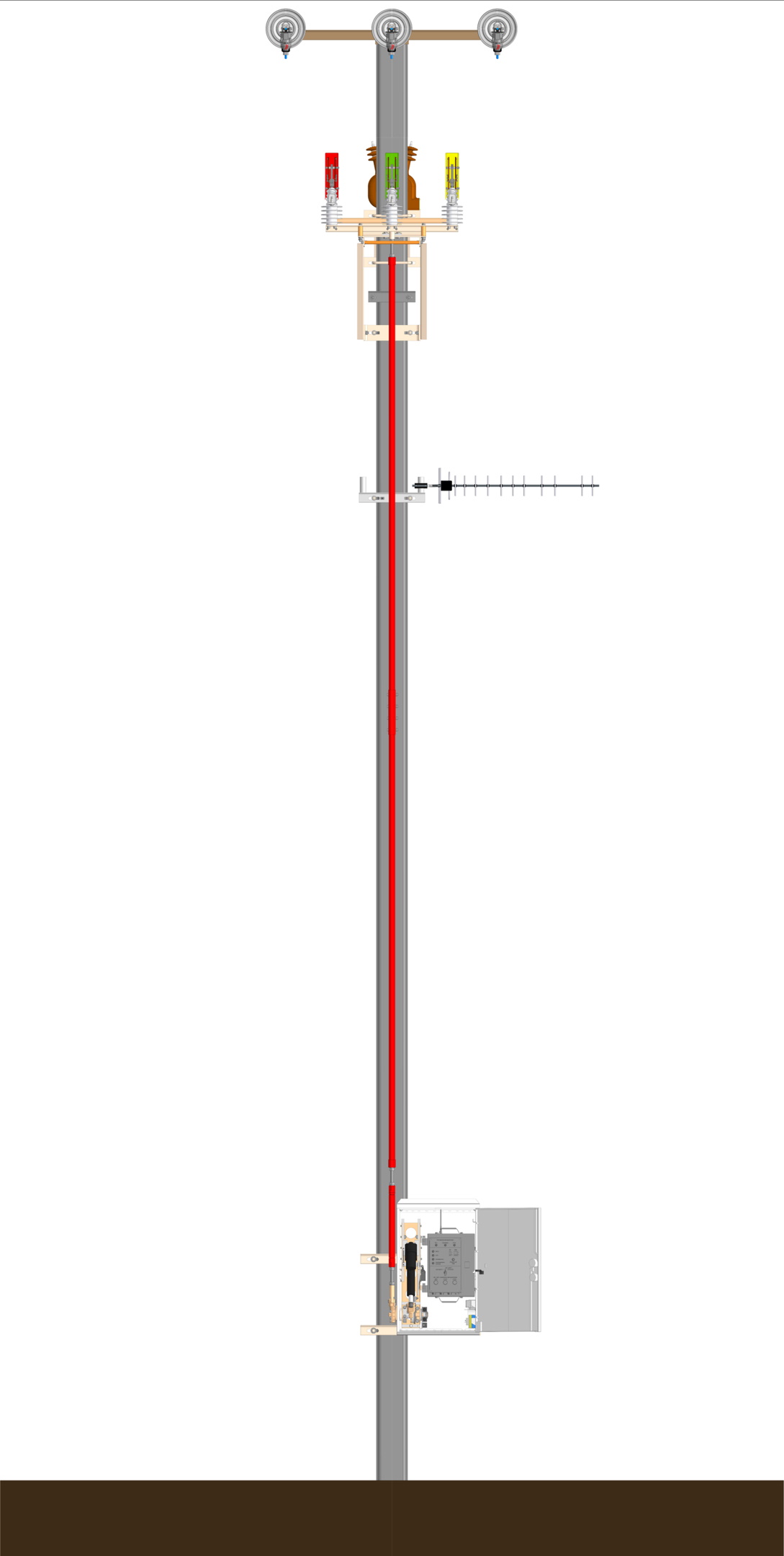 Дистанционно-управляемый разъединитель РМНСА с ИКЗ