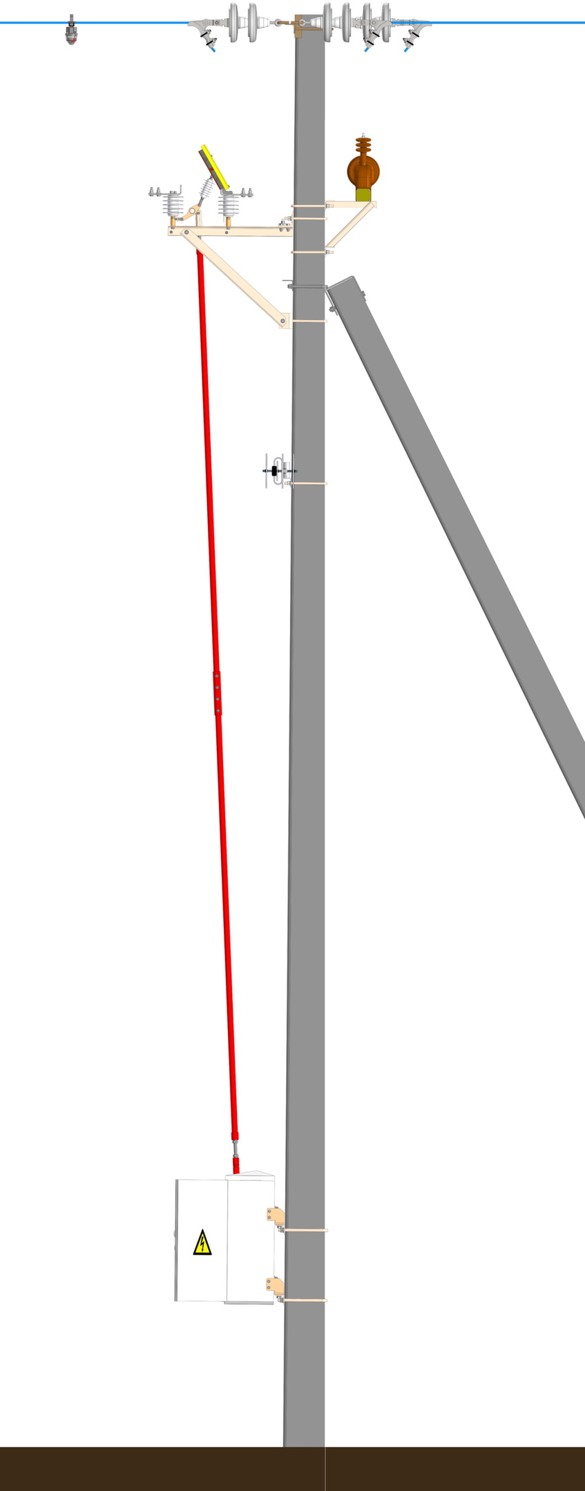 Дистанционно-управляемый разъединитель РМНСА с ИКЗ