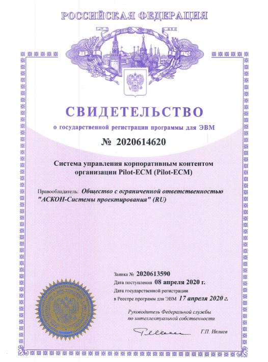 Свидетельство о государственной регистрации программы для ЭВМ №2020614620
