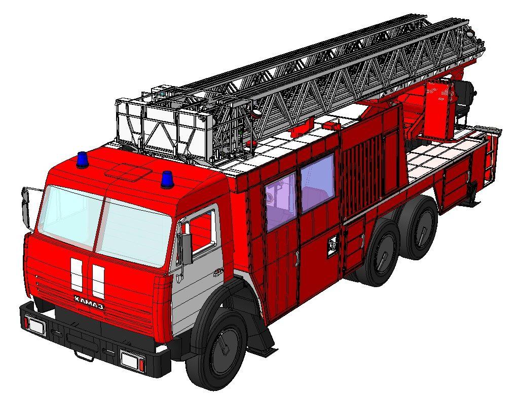 Легок пожарная машина