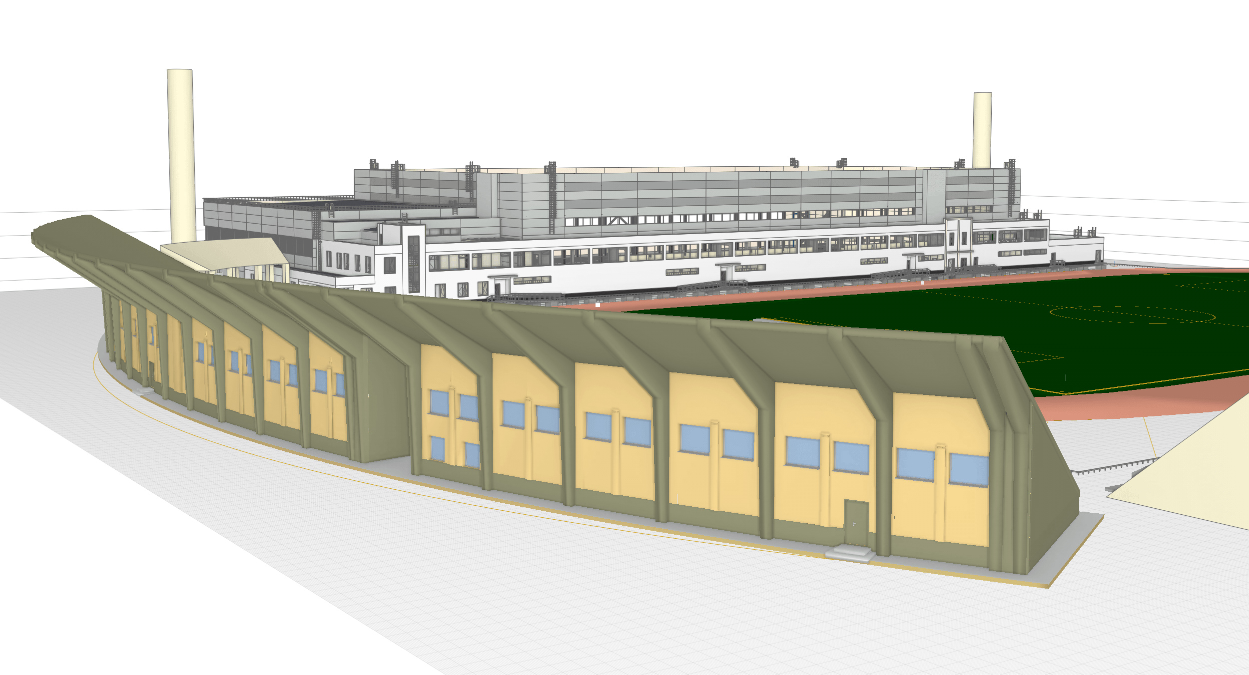 Путь к BIM: от проекта частного дома до легкоатлетического манежа