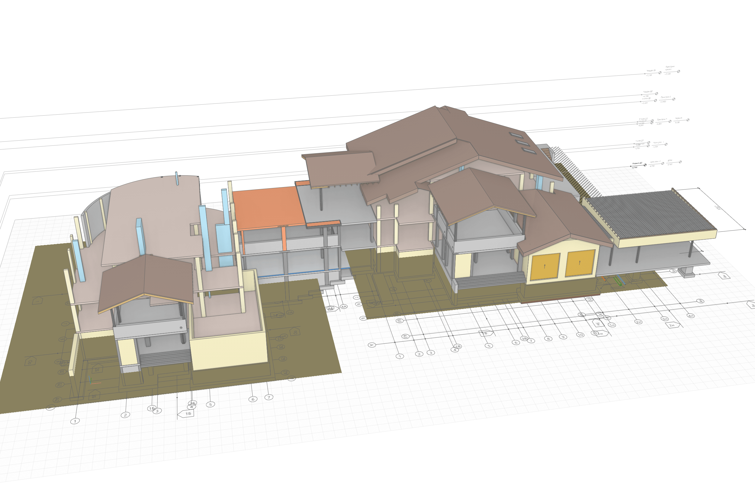 Путь к BIM: от проекта частного дома до легкоатлетического манежа