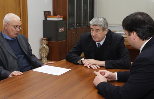 Валерий Селезнев,  Сергей Левочкин и  Владимир Алексеенко